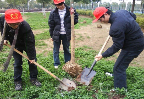 鑫业润滑油植树节